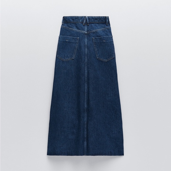 ZARA denim midi skirt - S - Picture 2 of 10